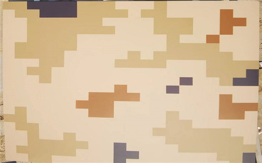 巫溪荒漠迷彩漆喷涂