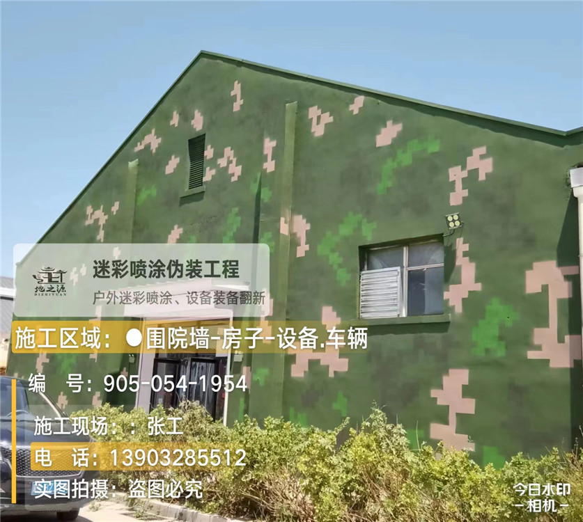 巫溪外墙数码迷彩漆施工报价清单（100㎡标准墙面测算）